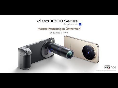 vivo X300 Serie Europäisches Launch-Event