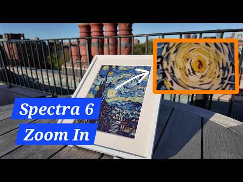 E Ink Art Frames Detailed Close-ups