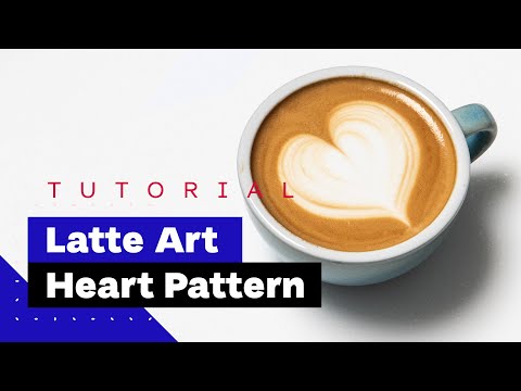 Latte Art For Beginners: How To Pour Heart (Latte Art Tutorial) 🖤