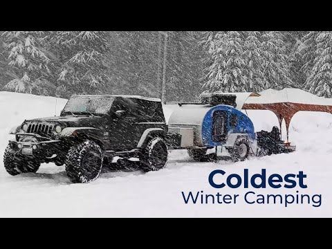 Winter Camping In Our Teardrop (Campilation) | Where’s Wiseman Week