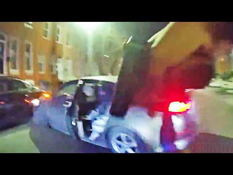 Baltimore Cop Shoots At Teens In Stolen Car After Being Struck