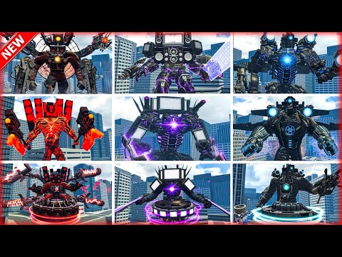 SIZE COMPARISON OF MYTHIC TITAN TV MAN/SPEAKERMAN AND CAMERAMAN! - Skibidi Toilet In Garry's Mod p2