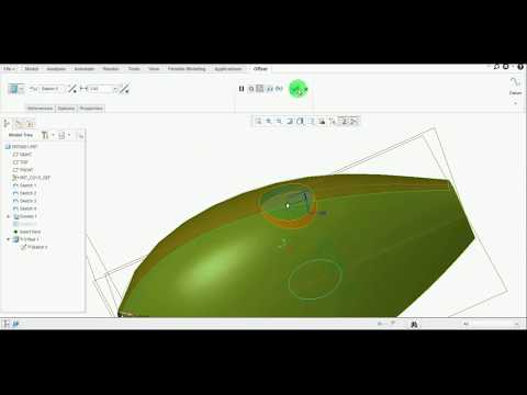 Creo Surface modeling 1