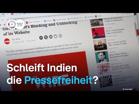 Indien geht gegen unabhängige Medien vor | DW Nachrichten
