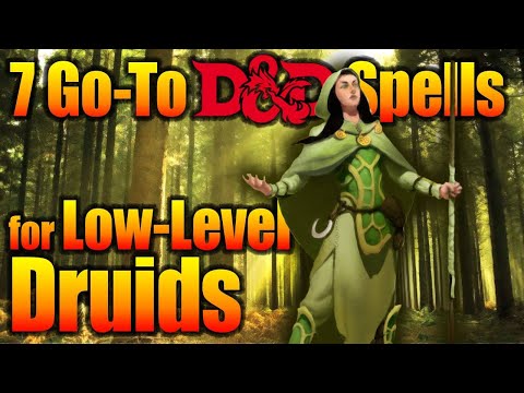 D&D Druid Tier 1 Go To Spells