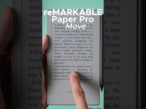 Reading Limitations on the reMarkable Paper Pro Move