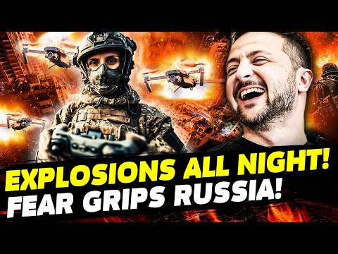 🔥RIGHT NOW! HELLISH RAID! SWARM OF DRONES TEARS RUSSIA APART! NIGHTMARISH CHAOS BEGINS!