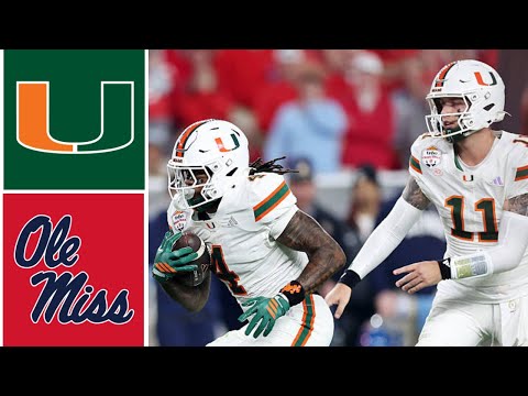 #10 Miami vs #6 Ole Miss Highlights | 2025 College Football Playoff Semifinal