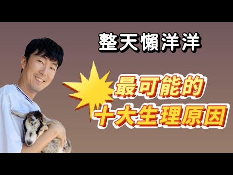 整天懶洋洋，最可能的十大生理原因 (十大倒數系列) 馬大元醫師/林姿吟職能治療師