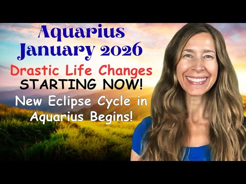 ECLIPSE IN YOUR SIGN BREWING! (and 7-Planets in Aquarius Pile-Up) FULL Aquarius January Horoscope.
