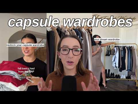 capsule wardrobes: when they're helpful and when they turn into more shopping