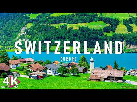Switzerland 4K - Scenic Relaxation Film with Peaceful Relaxing Music - Video 4K Ultra HD
