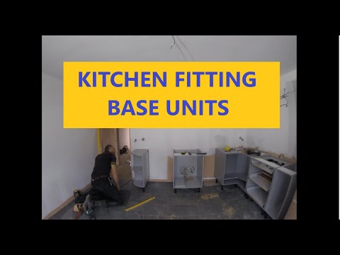 Kitchen fitting basics. PART 1. Base units