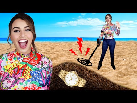 استكشفت شاطئ كبير بكاشف المعادن | شوفوا ايش لقيت ! 🤑