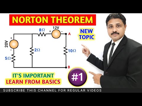 NORTON THEOREM SOLVED PROBLEM 1 IN ELECTRICAL ENGINEERING @TIKLESACADEMYOFMATHS