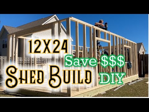 12x24 Shed Build Part 1