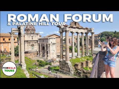 Roman Forum & Palatine Hill Tour - Rome, Italy - 4K60fps with Captions - Prowalk Tours