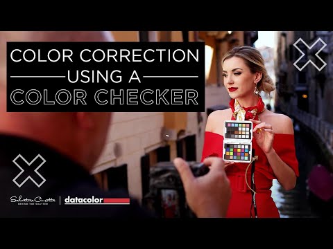 Color Correction Using Spyder Checkr Photo