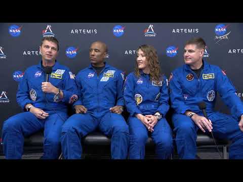 LIVE: Artemis II astronauts respond to media questions from quarantine at Kennedy Space Center