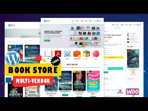How to create a Free Multivendor Online Book Store with Wordpress Woocommerce &amp; WCFM plugin