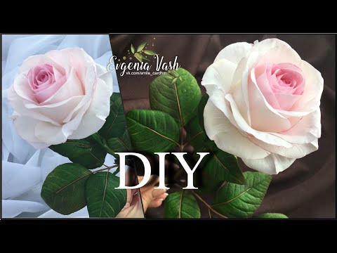 DIY! Rose on a Stem | flowers with your own hands