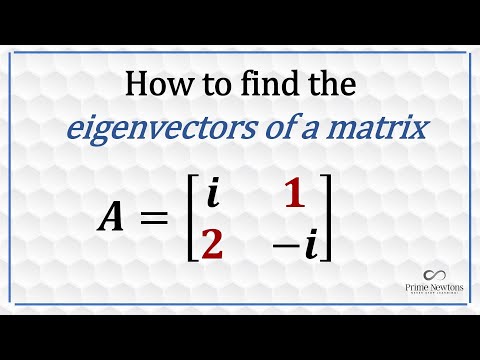 Complex eigenvectors