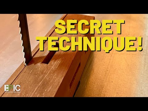 Bandsawing Secret Technique!