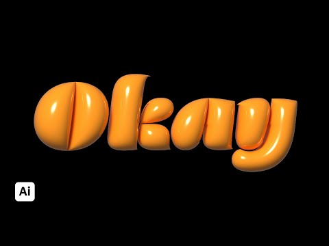 Easy Inflated 3D Text Effect