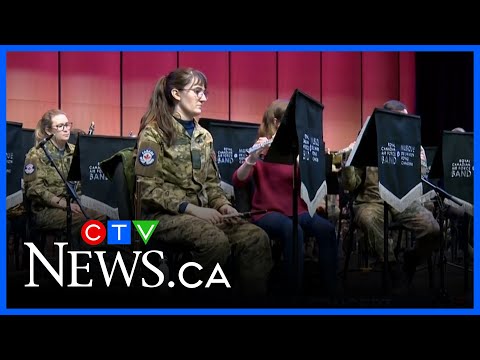 RCAF Band prepares for holiday concert