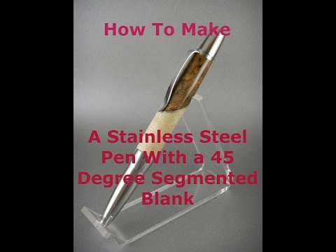 How to Make a 45 Degree Segmented Pen Blank