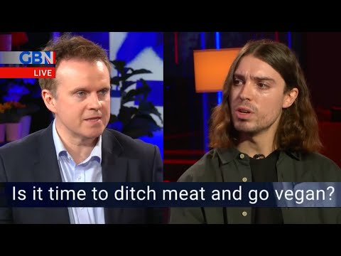 Farmed animals have a better death than humans! | LIVE TV VEGAN DEBATE