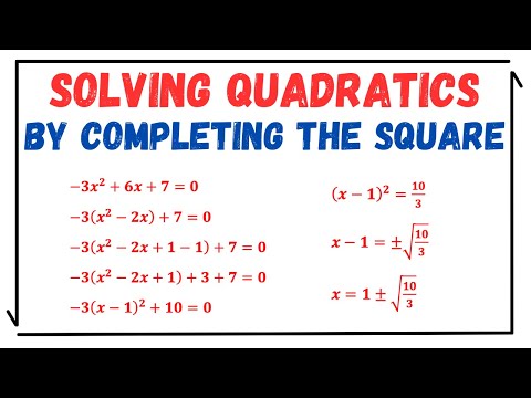 Solving Quadratics by Completing the Square | math 10 | jensenmath.ca