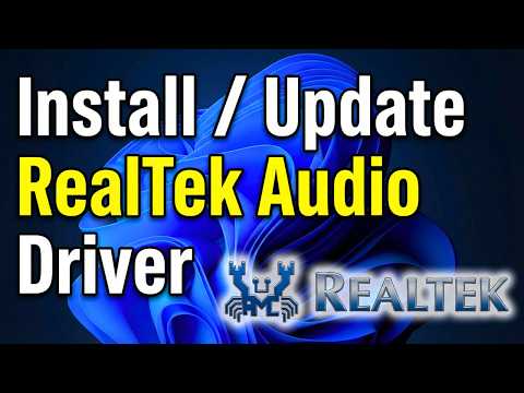 How to Download & Install Realtek Audio Driver on Windows 11/10
