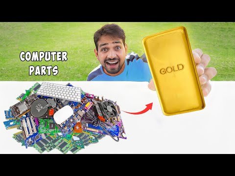 How To Recover Gold From Computer Parts...🤑| Real Gold