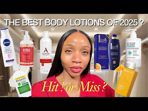 Top RATED lotions of 2025 for Brightening , Lightening and Moisturizing the skin | Hit or Miss !!!