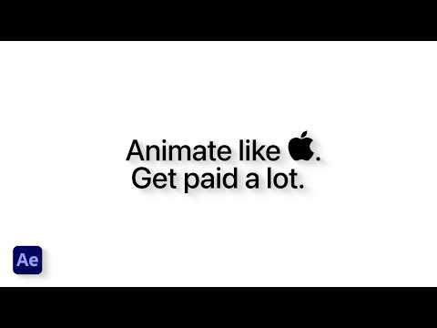 Clean Text Animations (Apple Style) // After Effects Tutorial