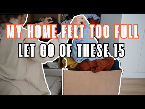 15 Items to Declutter If Your Home Feels TOO Full