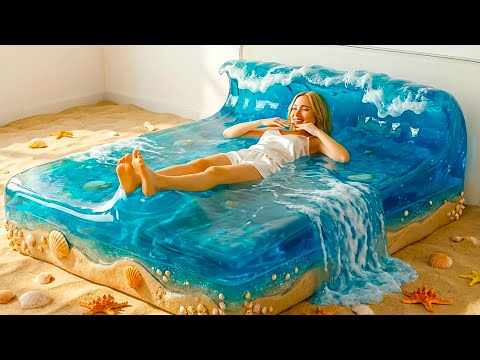 Which Fantasy Bed Would You Sleep On? 🌊🛌| The Ultimate Satisfying Oddly Asmr Experience