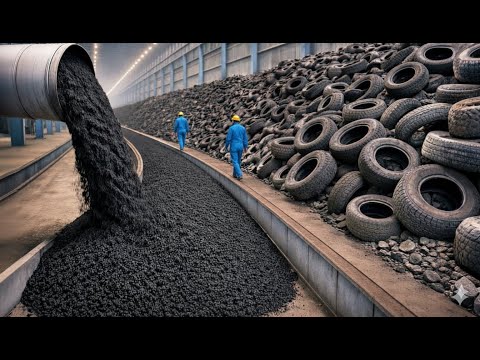 Inside Asphalt Factory – How Rubberized Asphalt Creates Long-Lasting Roads (Full Process)
