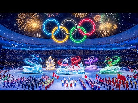 Winter Olympics 2026 Opening Ceremony Parade ❄️ | Official Winter Olympic Games Opening Event (AI)