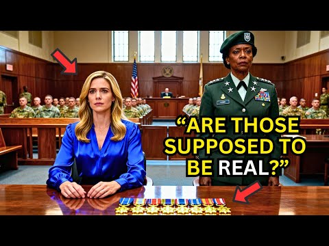 Judge Laughed at the Woman’s Medals as Fake — Until a Four-Star General Walked in and Stunned All