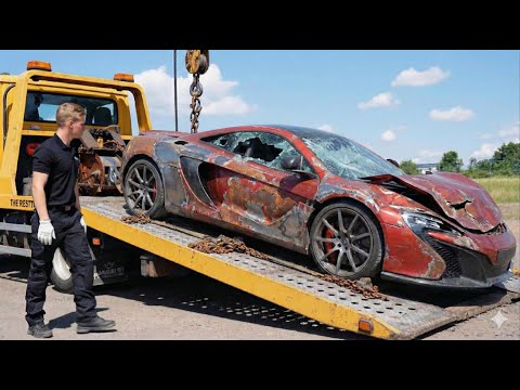 Abandoned Lamborghini Aventador Restoration | Full Repair & Luxury Car Revival