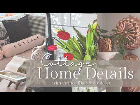 Antique & Thrift with Me | Cottage Decor On a Budget | HAUL + STYLE | Antique Farmhouse DIY Dupe