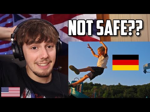 American Reacts to German Playgrounds..