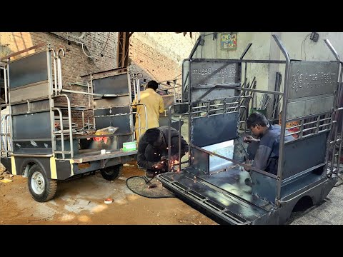 Most Amazing Process of Making 7 Seater Rikshaw in Factory Process