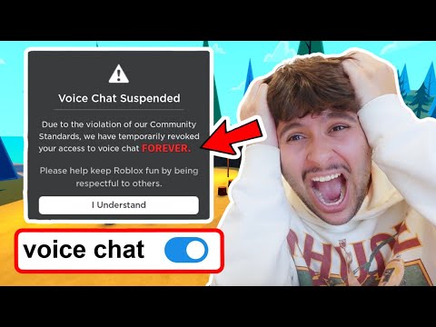 THIS IS THE MOST IVE EVER BEEN BANNED FROM ROBLOX VOICE CHAT 😭