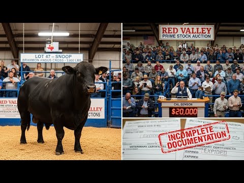 The biggest bull was rejected at auction — until an unknown buyer did something unexpected.