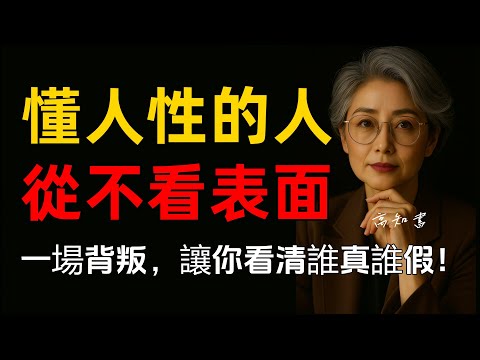 背叛教會我的，不是痛，而是看人性！|正能量 |心裡成長 |自我提升 |自我認知 |溝通技巧 |情感共鳴 |燈下心語