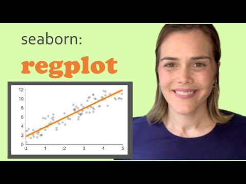 Seaborn regplot | What is a regplot and how to make a regression plot in Python Seaborn?