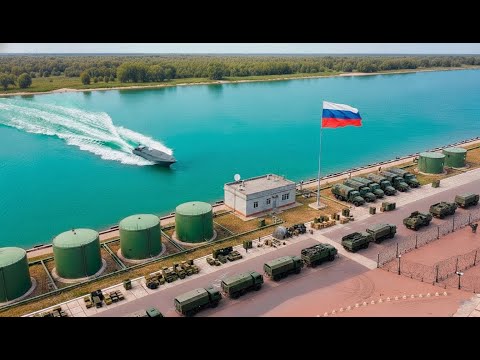Watch a Ukrainian Drone Boat BLOW UP a Russian River Base in 1 Hit